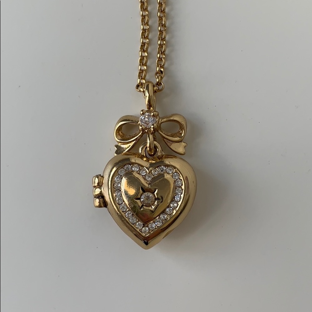 Rare Juicy Couture Gold Locket Necklace